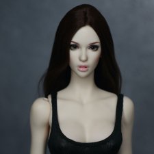 Парик из Альпаки сури для Dollshe Amanda fashion