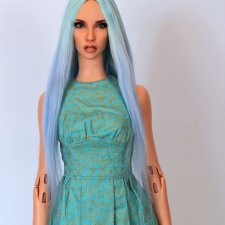 Парик из Альпаки сури для Dollshe Amanda SD