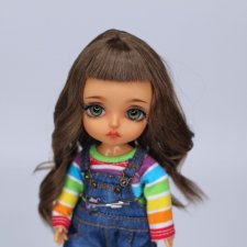 Парик из Альпари сури для для lati yellow