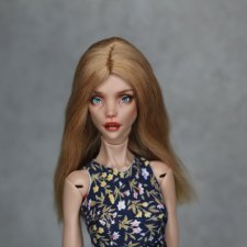 Парик из альпаки сури для chimera doll