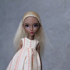 Парик из Альпаки сури для LillyCat chibi Lana