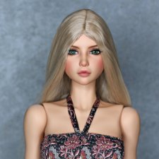 Парик из Альпаки сури для Dollshe Diana SD