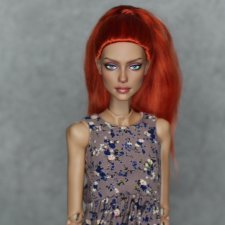 Парик хвост из ангорской козы для tender creation dolls