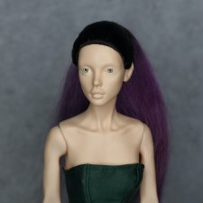 Парик из ангорской козы для Eslin doll