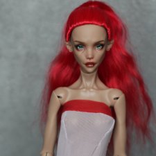 Парик хвост из ангорской козы для chimera doll