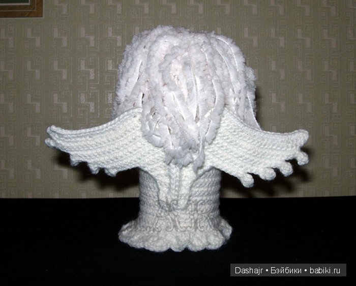 Ангелочек, игрушка вязанная крючком (фото 4)