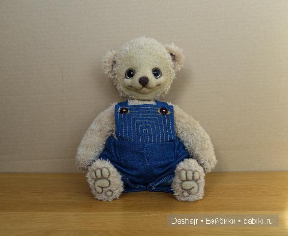 Мишутка, игрушка вязанная спицами (фото 4)