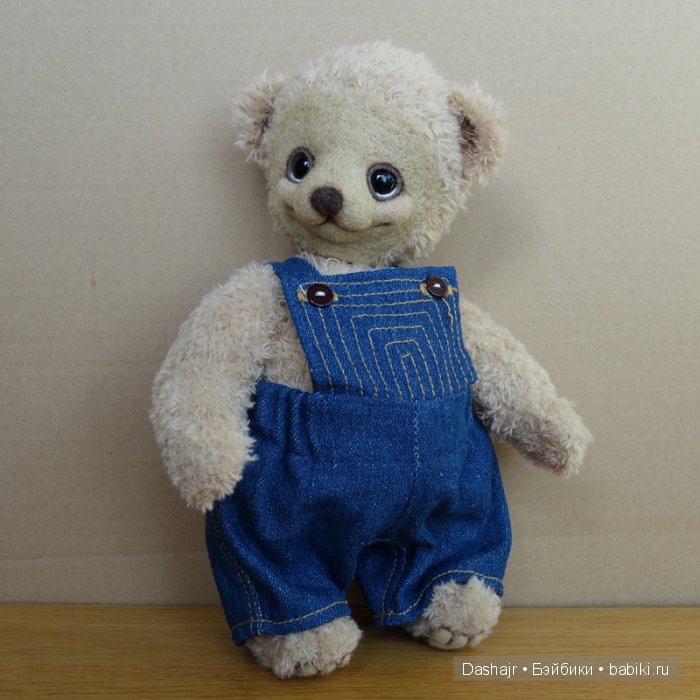 Мишутка, игрушка вязанная спицами (фото 2)