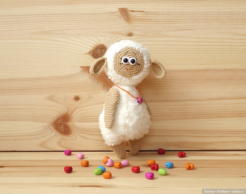 Милашка овечка — Вязаные игрушки и амигуруми: крючком (фото 4)