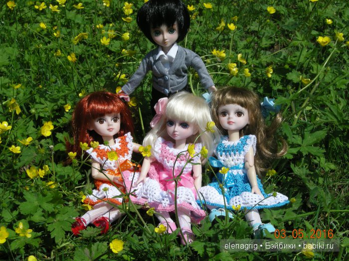 Мои Звёздочки в новых паричках