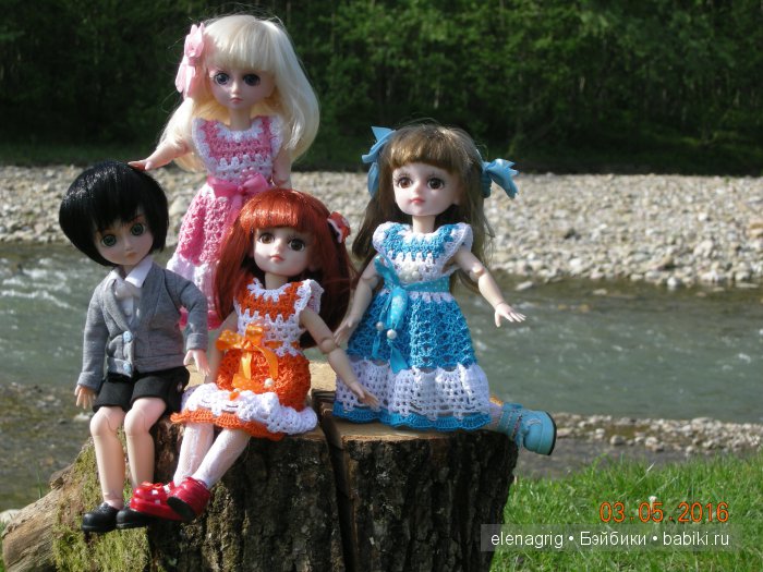 Мои Звёздочки в новых паричках