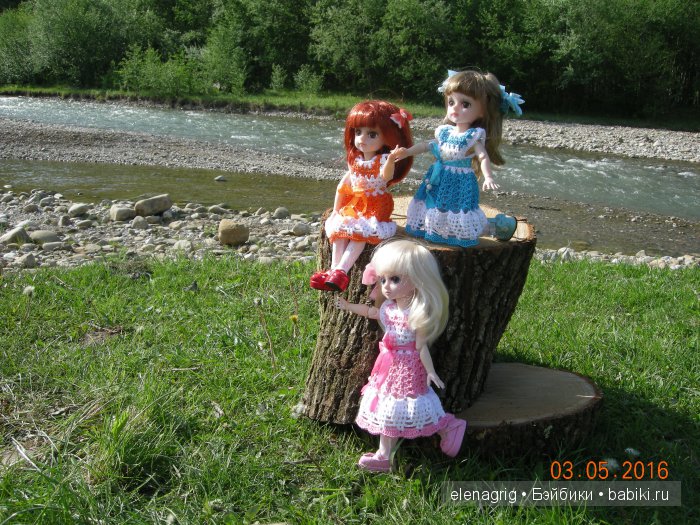 Мои Звёздочки в новых паричках