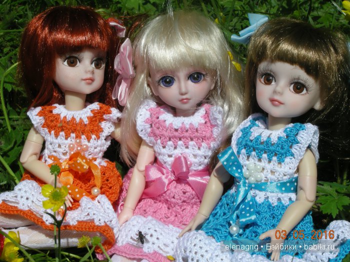 Мои Звёздочки в новых паричках