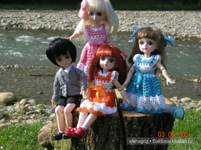 Мои Звёздочки в новых паричках