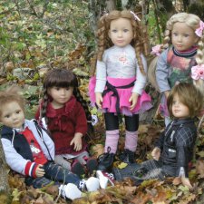 Кидзики гуляют. Куклы Сони Хартман Kidz 'n' Cats