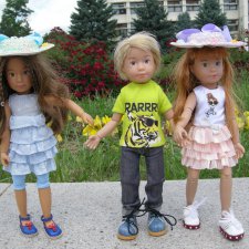 Первая летняя прогулка. Куклы Kruselings от Kathe Kruse