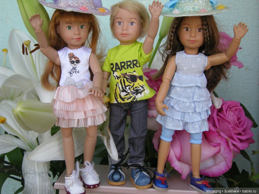 Куклы с цветами