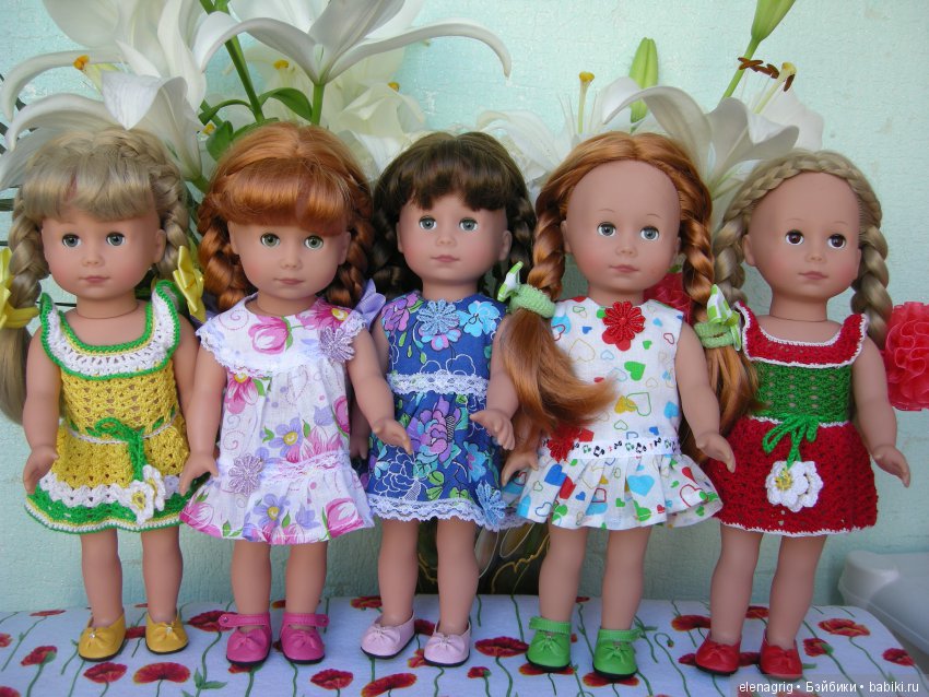 Куклы с цветами