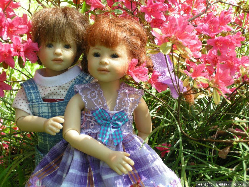 Куклы с цветами