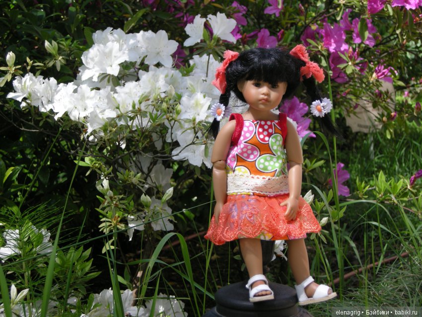Куклы с цветами
