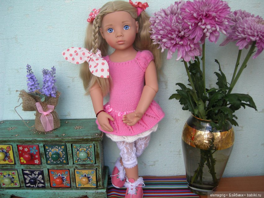 Куклы с цветами