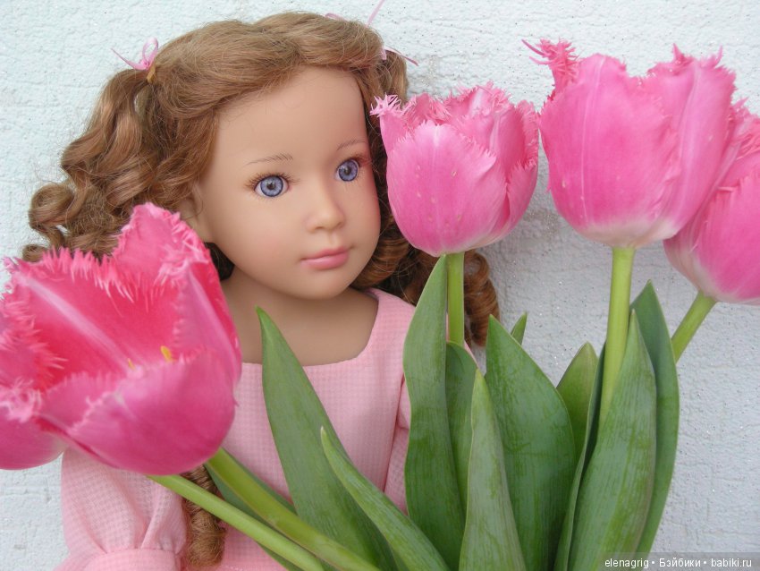Куклы с цветами