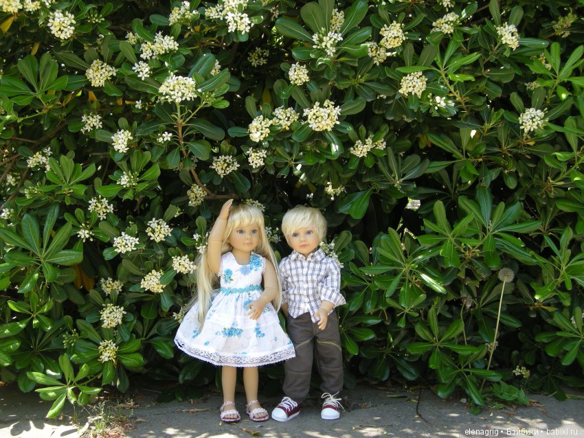 Куклы с цветами