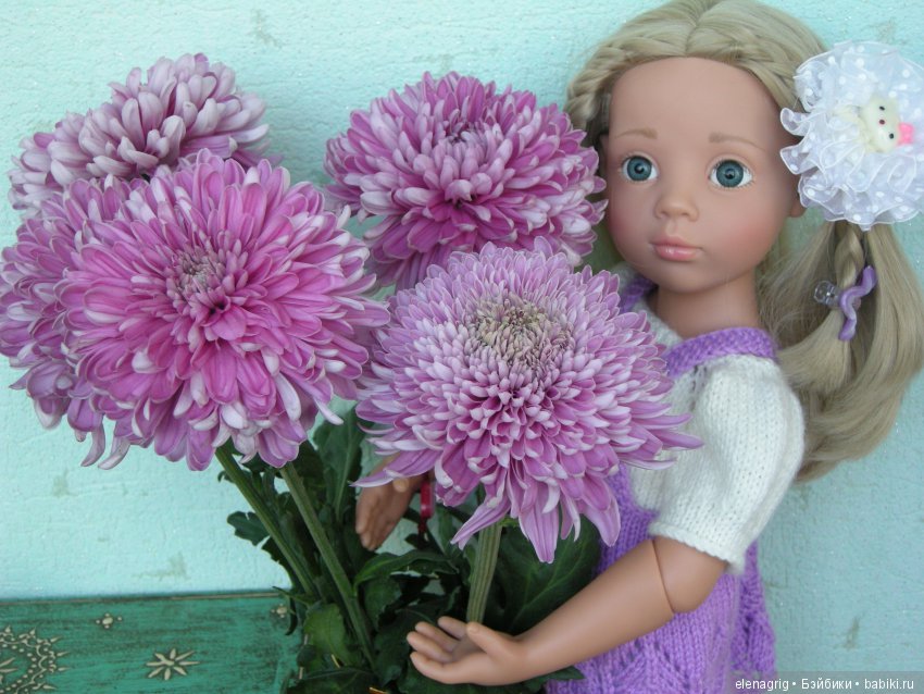 Куклы с цветами