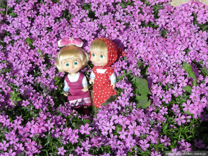 Куклы с цветами