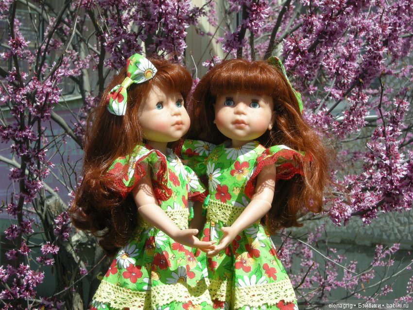 Куклы с цветами