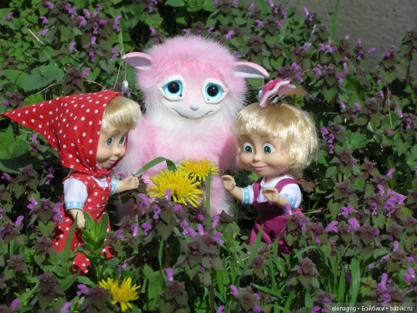 Куклы с цветами