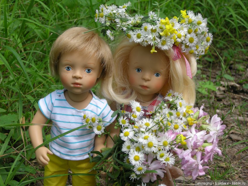 Куклы и цветы — Домашние коллекции кукол: фото собраний (фото 2)