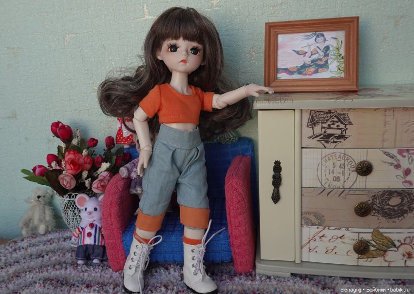 китайская шарнирная кукла