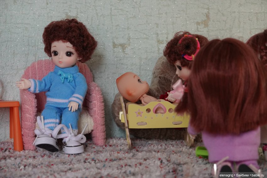 китайская шарнирная кукла Баболи