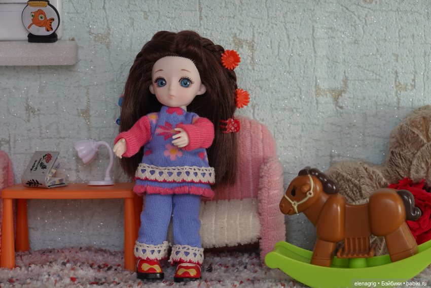 китайская шарнирная кукла Баболи