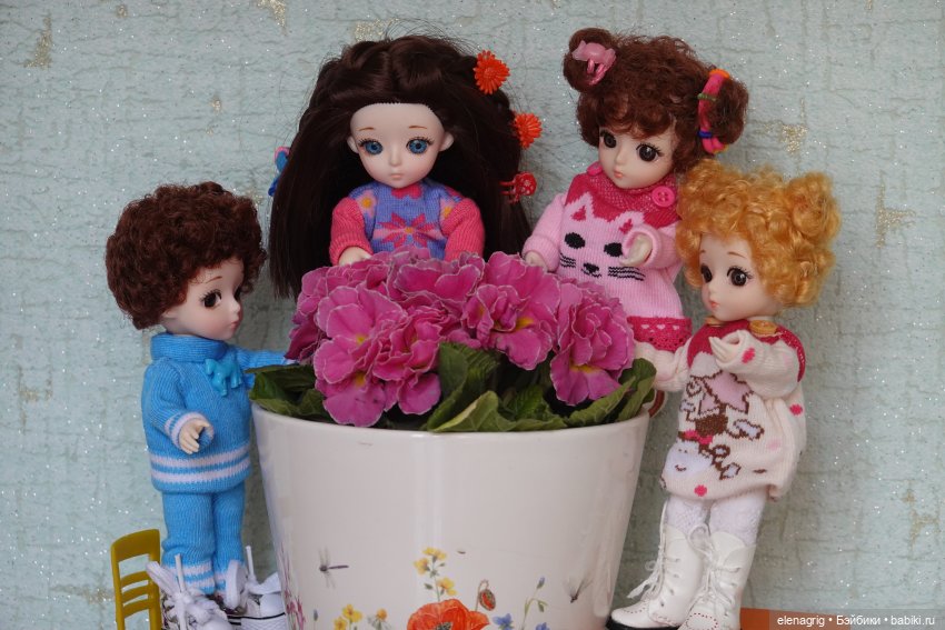 китайская шарнирная кукла Баболи