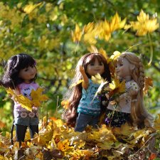 Листопад, листопад! Птицы жёлтые летят