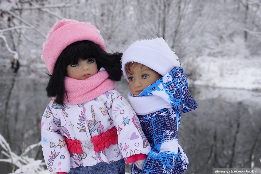 куклы зимой