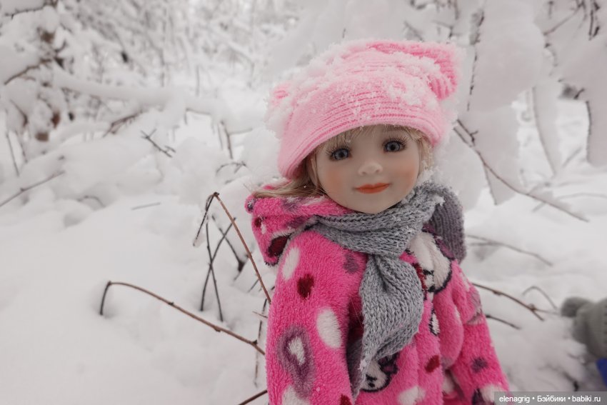 куклы зимой