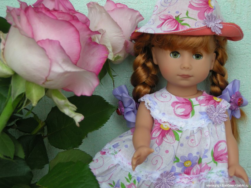 кукла в шляпке