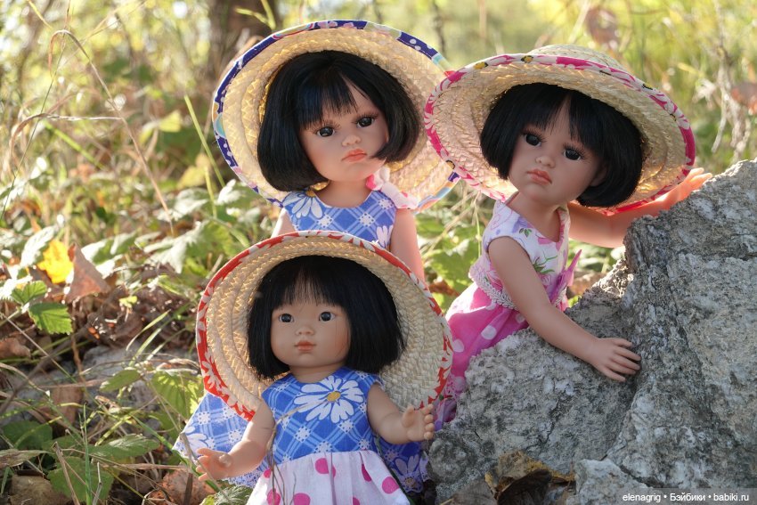 кукла в шляпке