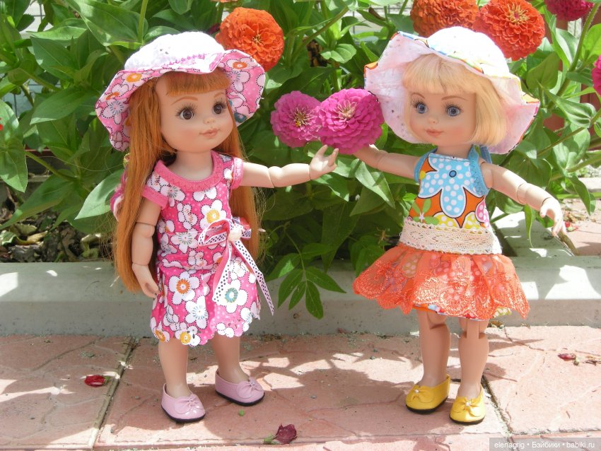 кукла в шляпке