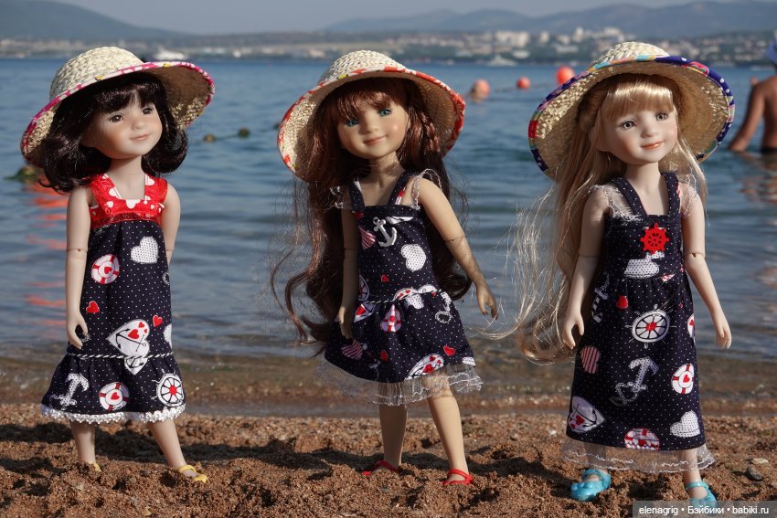 кукла в шляпке