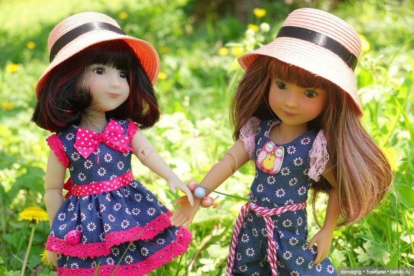 кукла в шляпке