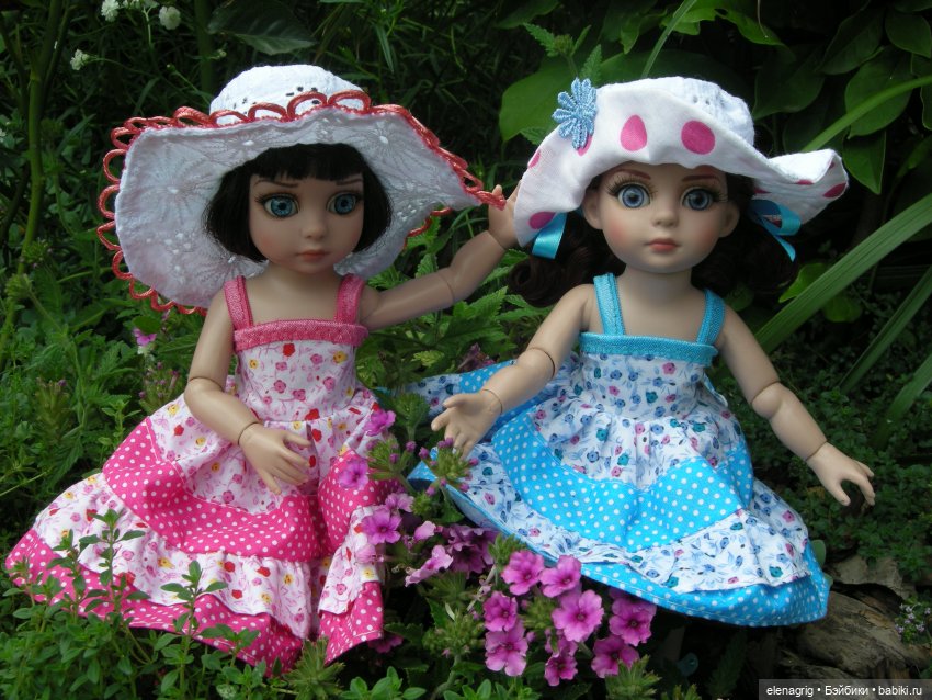 кукла в шляпке