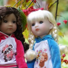 В лесу осеннем благодать!