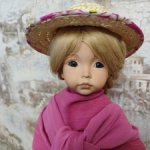 Фарфоровая кукла с молдом Дианы Эффнер