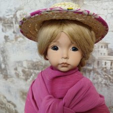 Фарфоровая кукла с молдом Дианы Эффнер