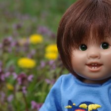 Вихтель Руди от Rosemarie Anna Muller с новыми стеклянными глазками.