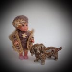 Стиль бохо для маленьких кукол.